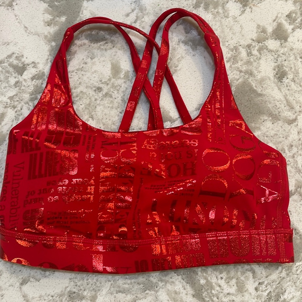 lululemon Manifesto Energy Bra Size 4